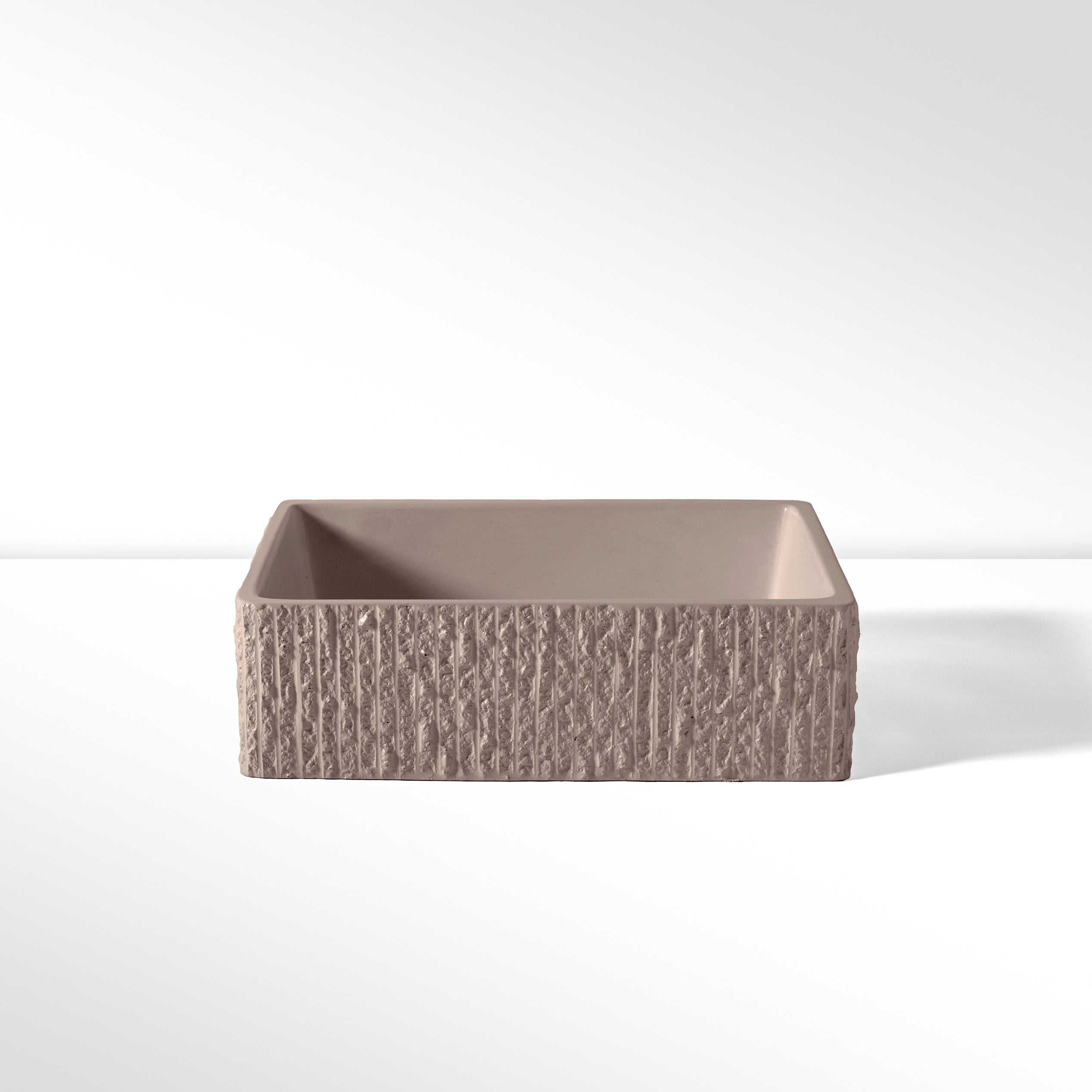 Concrete Rectangle Rugged Basin