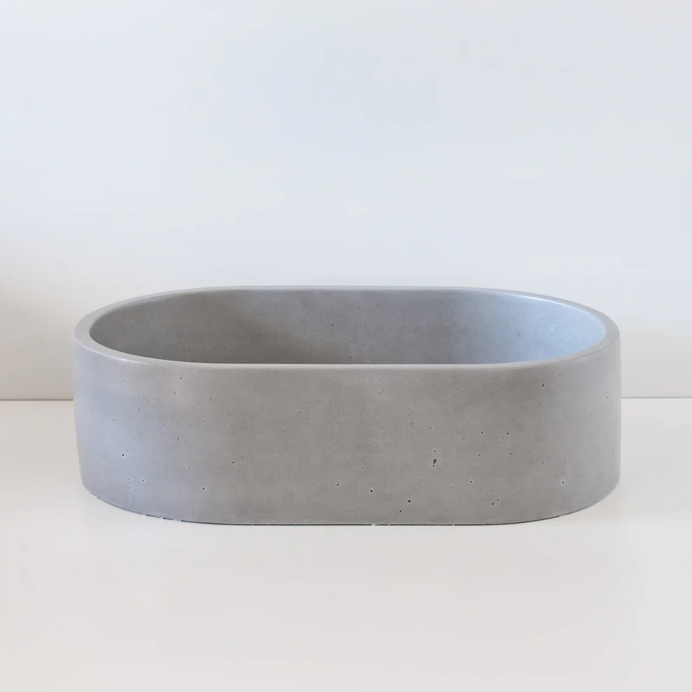 Concrete Polished Vessel Basin