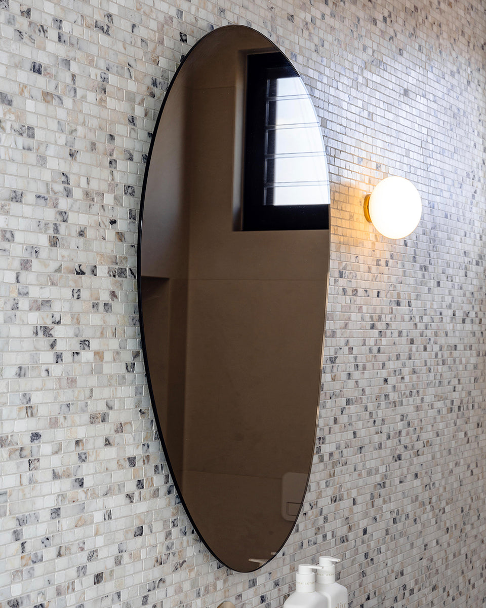Sendmeamirror Specchio Rock N Roll – Acrilico Infrangibile 12x10 Cm, Adesivo Forte, Sicurezza