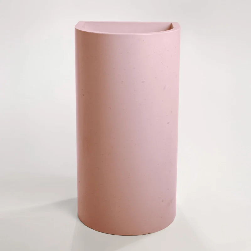 Full Height Half Moon Pedestal Basin