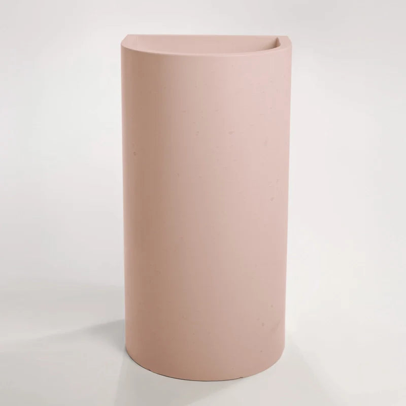 Full Height Half Moon Pedestal Basin