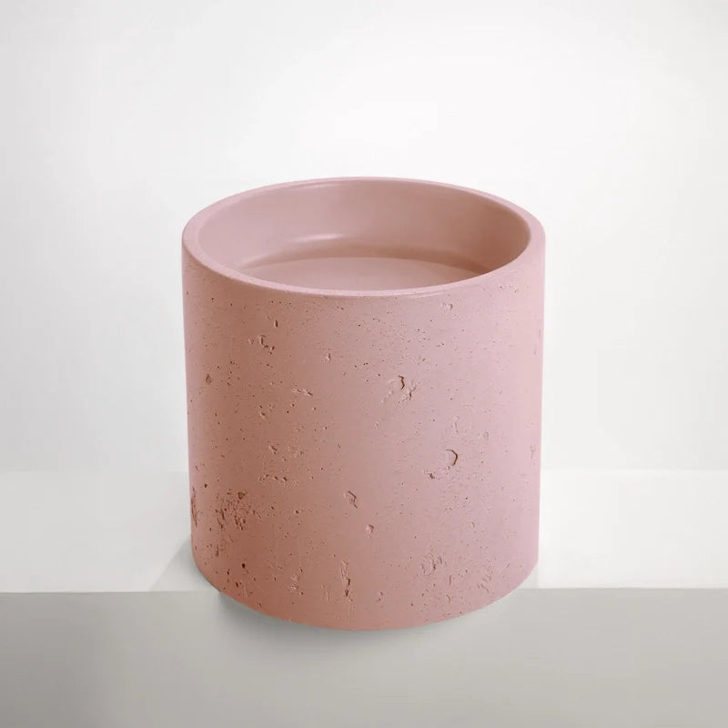 Half Height Round Textured Pedestal Basin