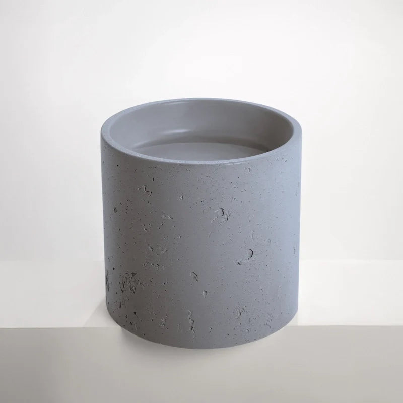 Half Height Round Textured Pedestal Basin