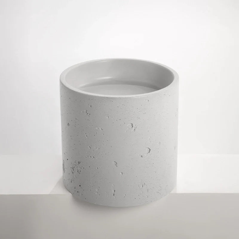 Half Height Round Textured Pedestal Basin