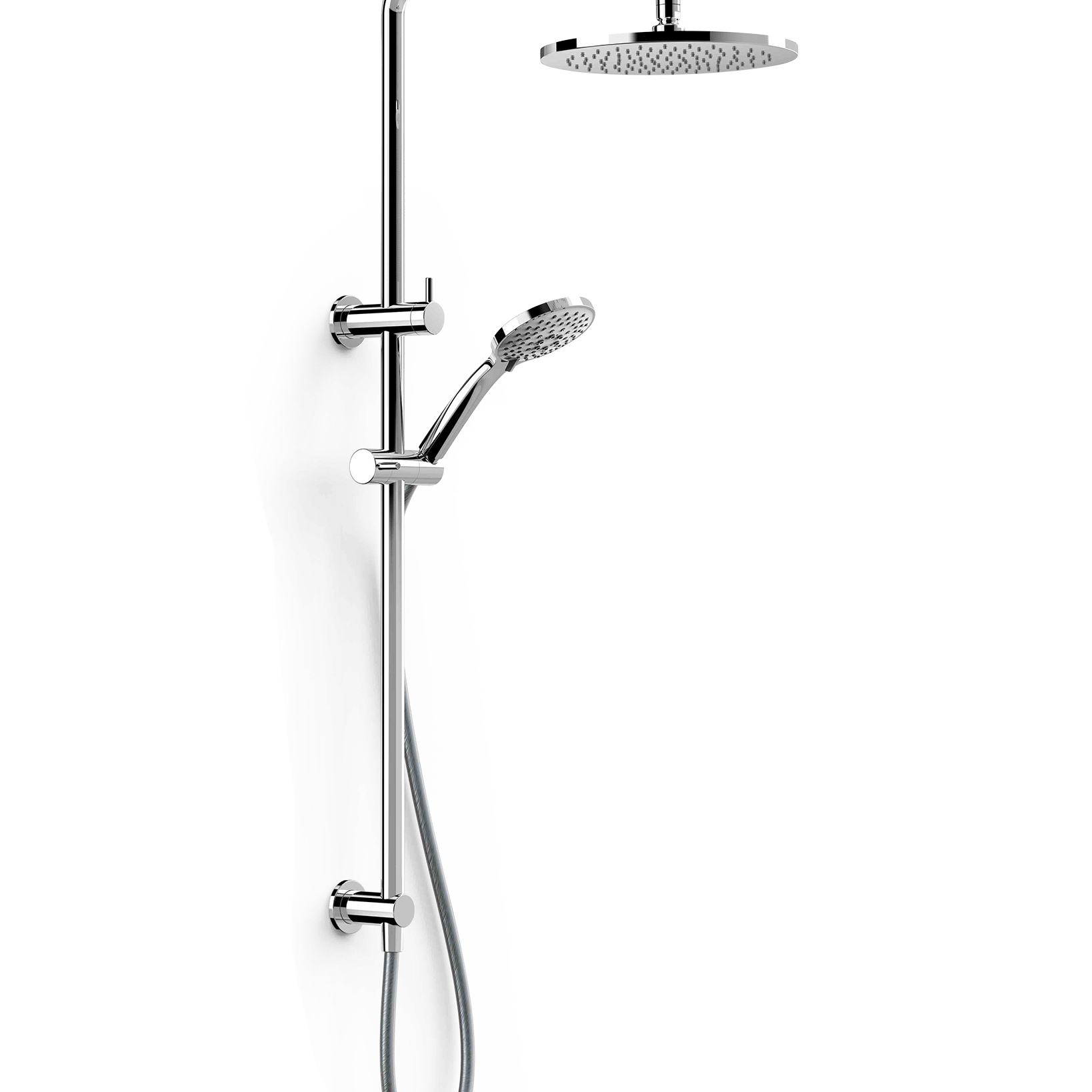 30674 Pegasi Square Dual Swivel Arm Shower 600H 250 Head