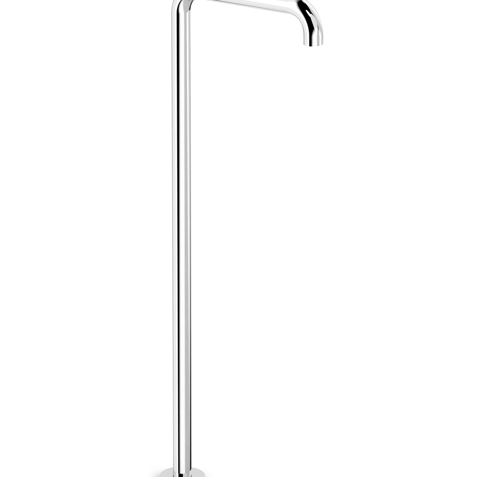 35149 Zeos Square Floor Bath Spout 850H