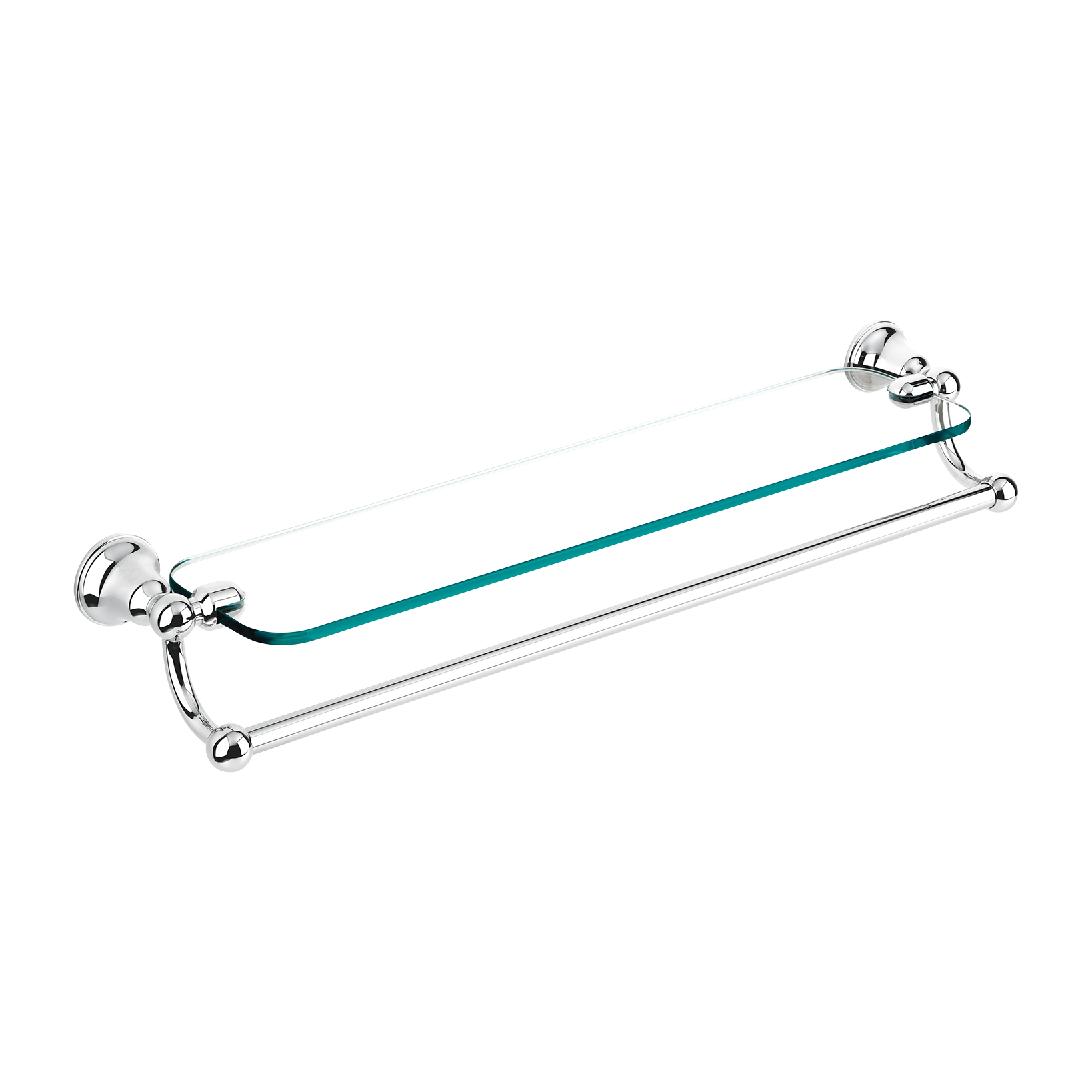 40140 Cascade Glass Shelf & Rail 600