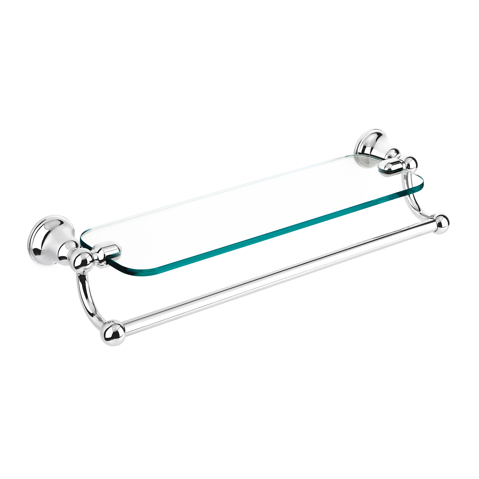 40150 Cascade Glass Shelf & Rail 450