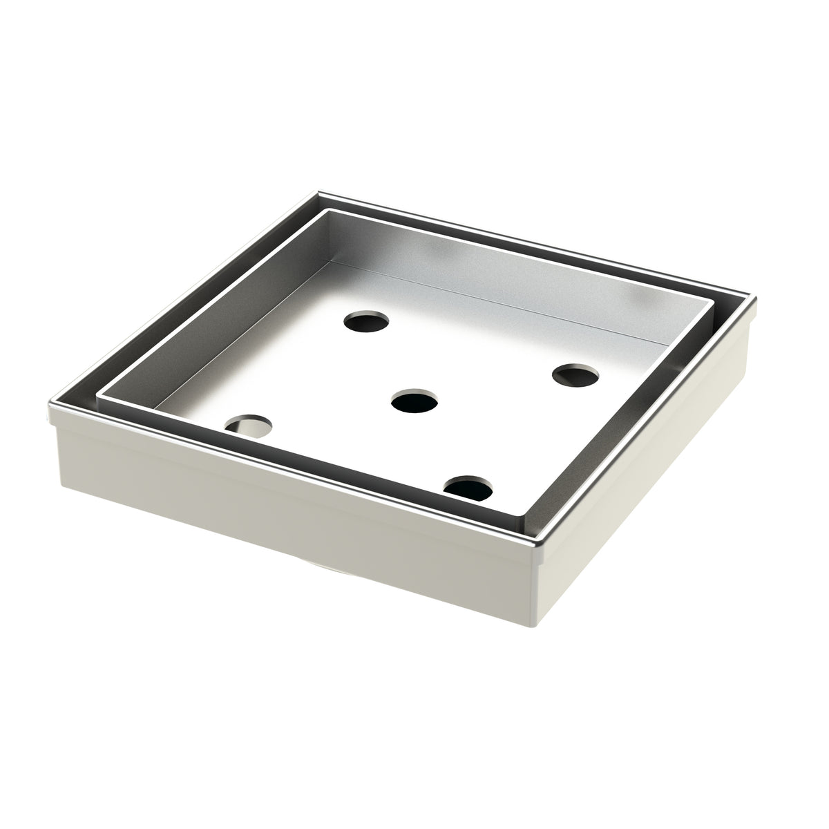 Floor Waste 316 Stainless Steel Square Tile Insert 80mm – Studio xOx
