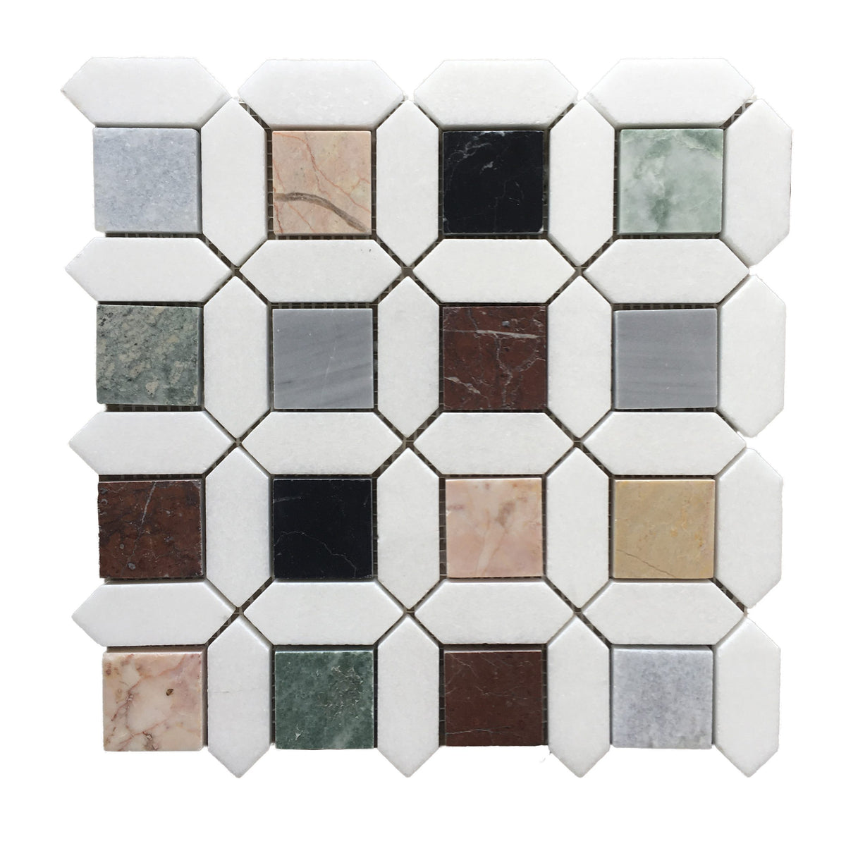 Paros Honed Spring Mix Mosaic 275x275mm – Studio xOx
